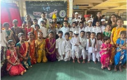 भारती विद्यापीठ इंग्लिश मिडियम स्कूलमध्ये आषाढी एकादशी मोठ्या उत्साहात साजरी..
