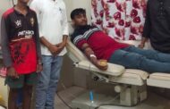 प्रणित सीताराम बुजड या युवा रक्तदात्याने पतंगशाह कुटीर रुग्णालय येथे महिला रुग्णांला तात्काळ रक्तदान करून केली मद्दत.